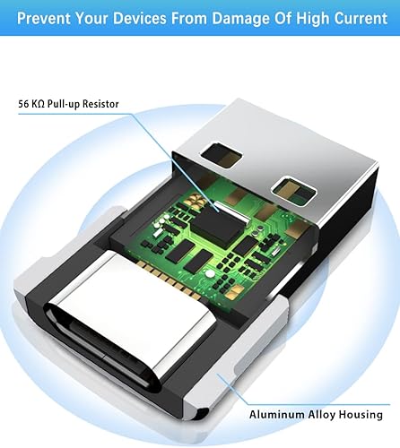 Miniatura 10 de Elebase 4Pack USB to USB C Adapter&Type C Male to 3.0 Female Charger,Thunderbolt 4 to Type A OTG Converter for iPhone 12 13 14 15 MacBook Pro Apple