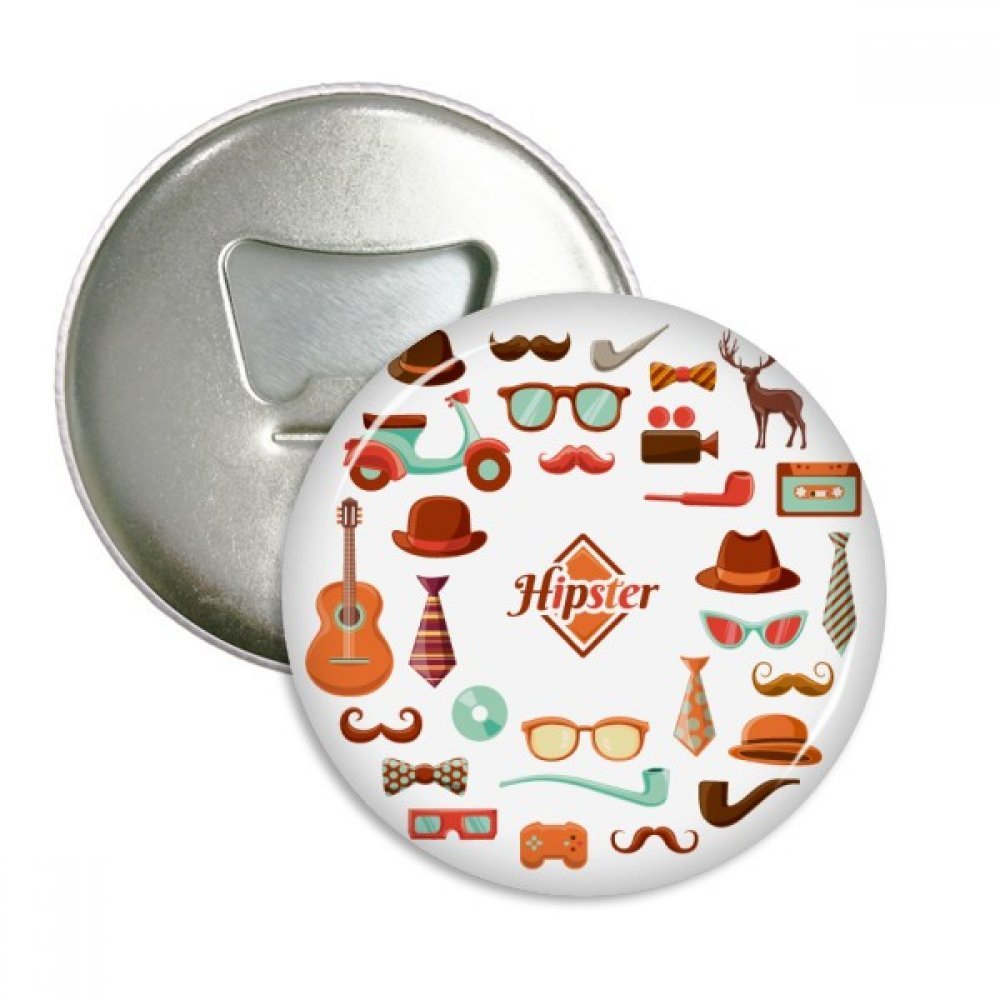 Décapsuleur guitare et badges aimantés DIYthinker - Idée cadeau originale 3pcs