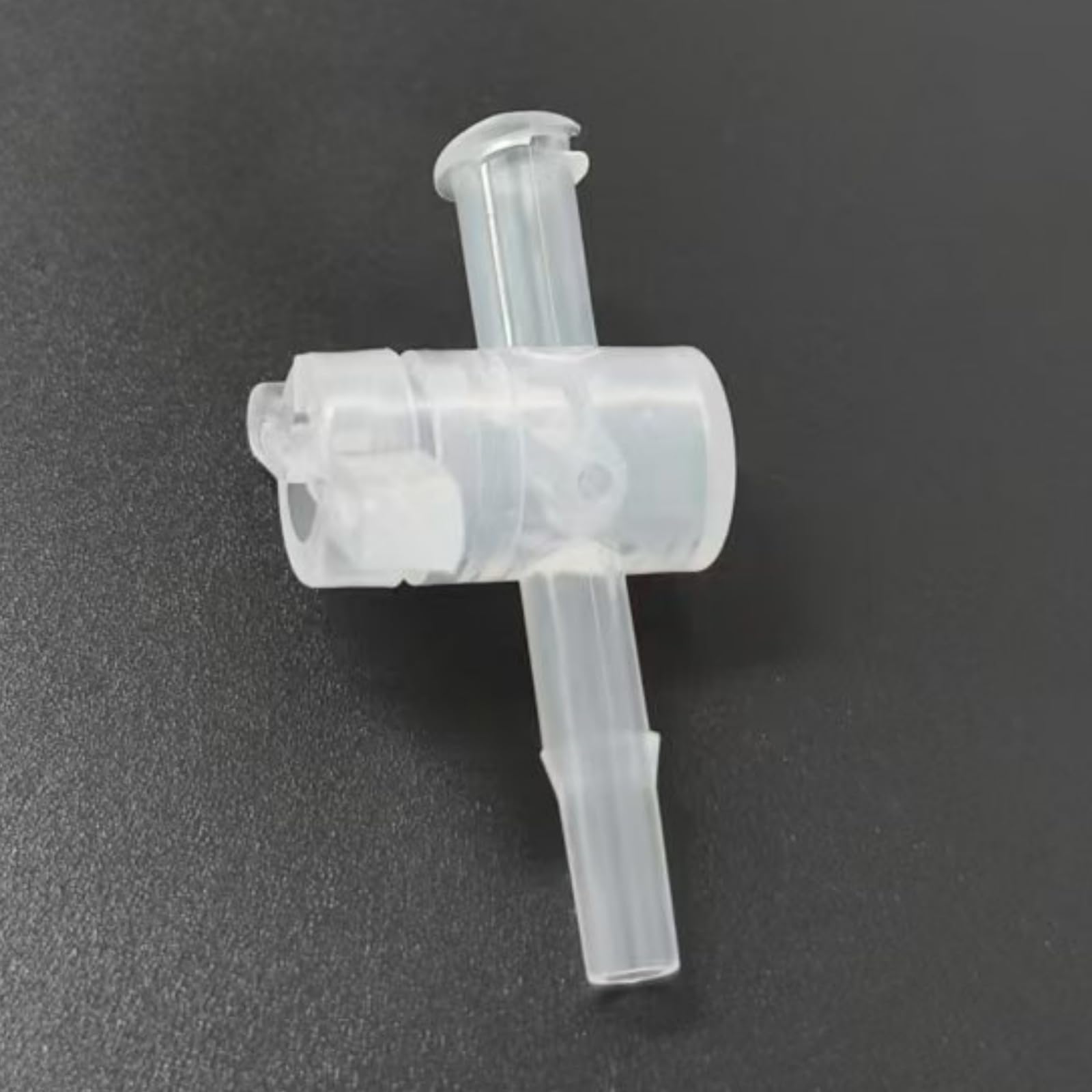 50 llaves de paso de 2 vías for sistemas de bloqueo y catéter, válvula de conexión de plástico duradera for uso en laboratorio y transferencia de fluidos(Transparent)