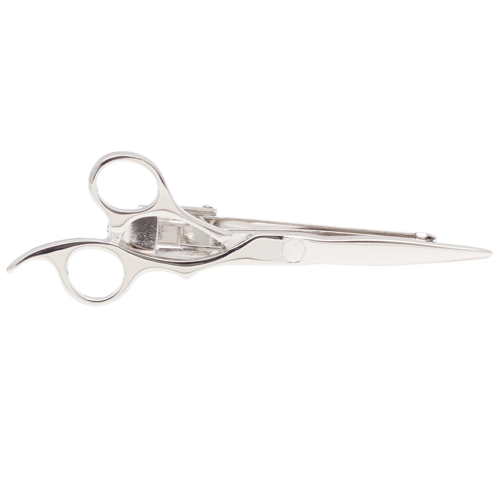 the tie hub Silver Scissor Clip Tack Tie Pin For Men-picture-32