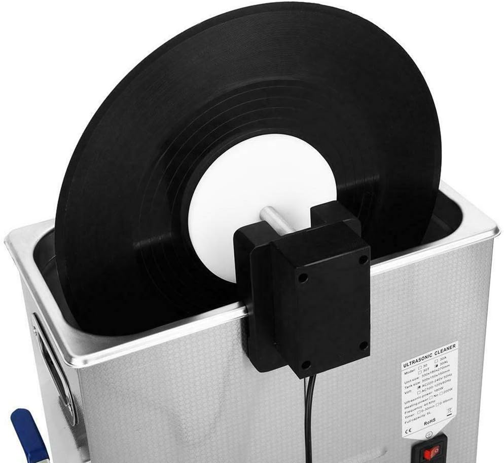 Hottest Sale Vinyl Record Cleaner Rack Rotating Adjustable Power Audio Accessories Ultrasonic