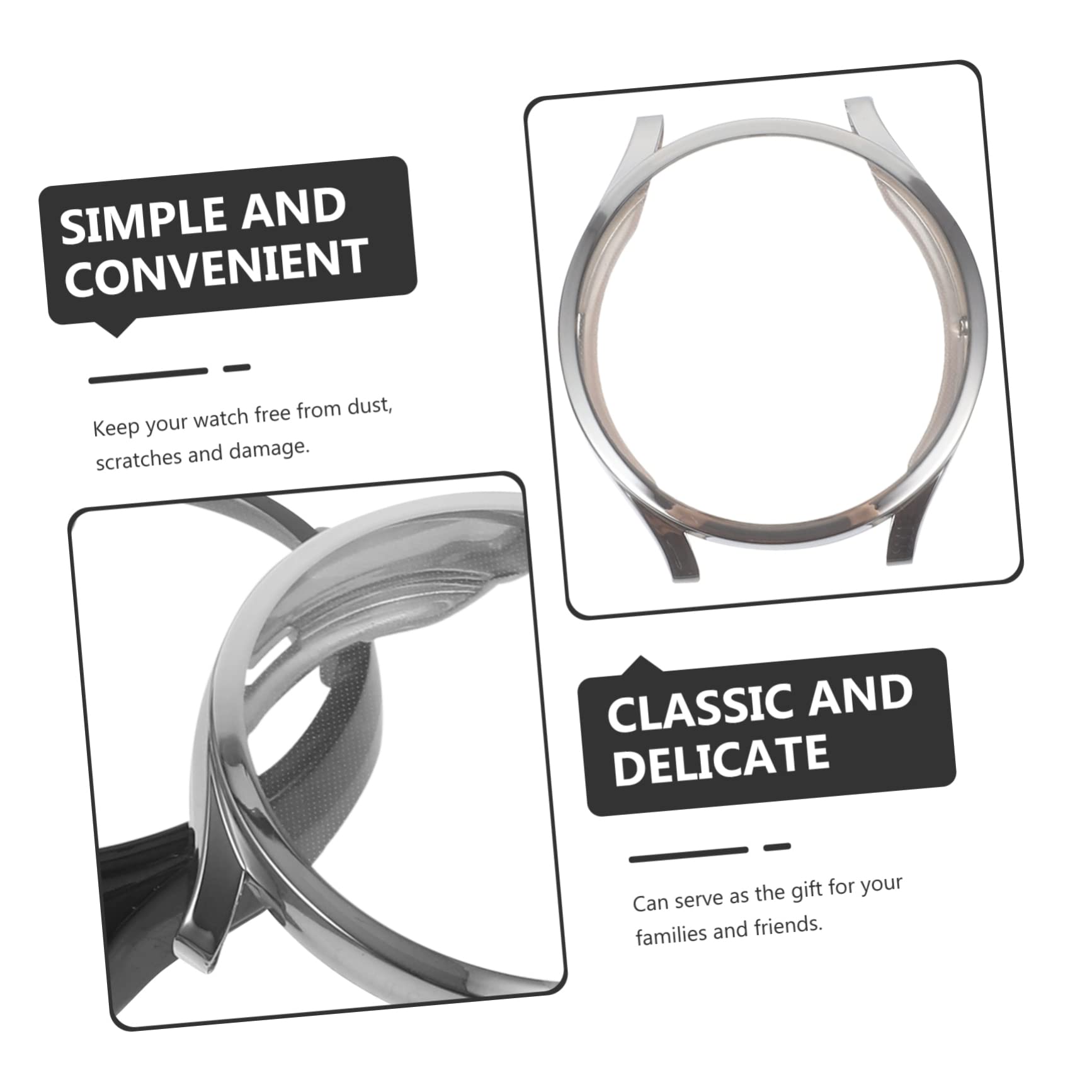 HOMSFOU 30stücke Teiliges TPU Uhrengehäuse Für Watch Flexibler Schutz Kratzfest Kompatibel Mit Einfache Installation Transparent All-Round Abdeckung