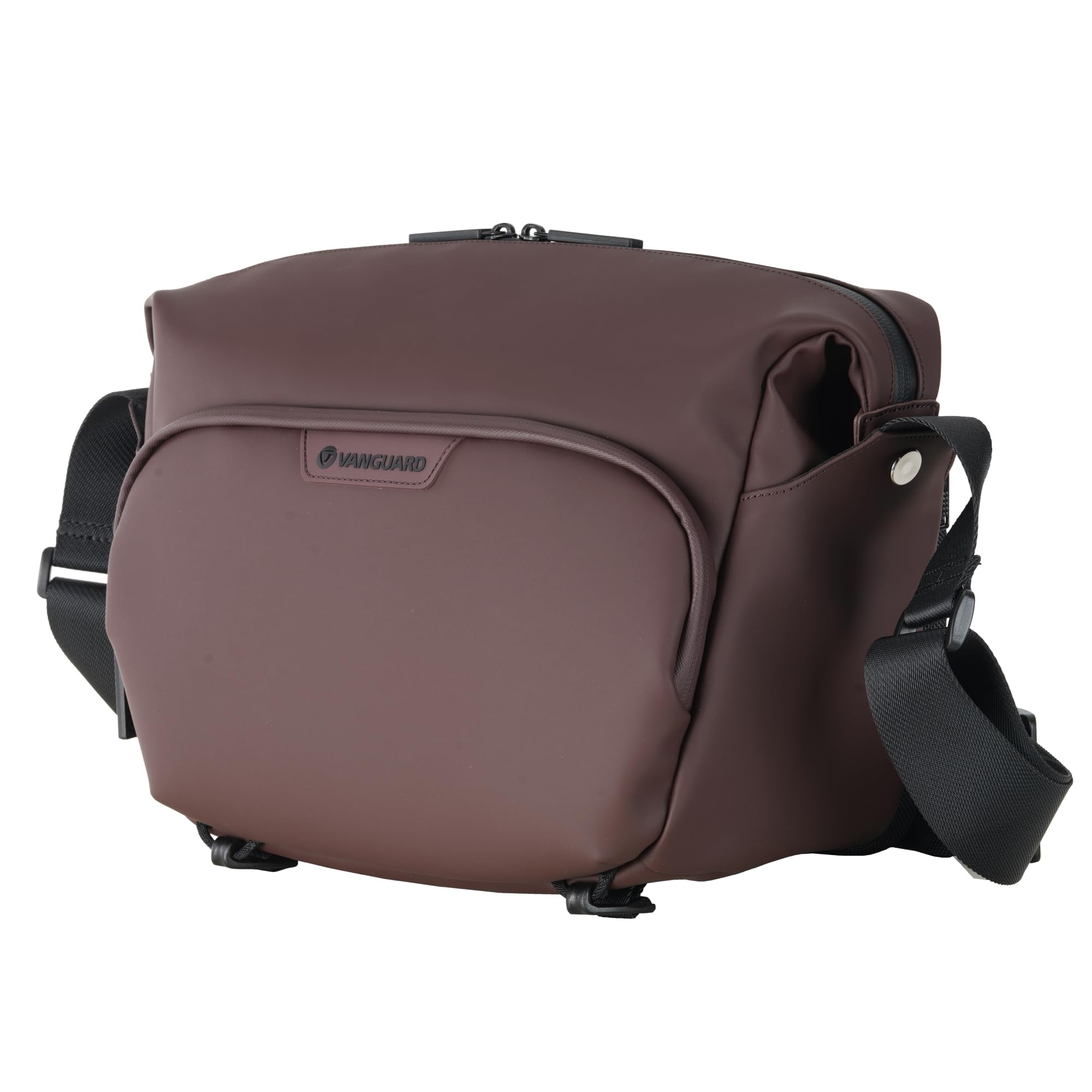 Vanguard VEO Lite S7L Camera &amp; Everyday Shoulder Bag (Chocolate) – Fits Mirrorless Camera + Multiple Lenses, Tablet Storage, Removable Dividers, Easy-Clean Water-Resistant Design