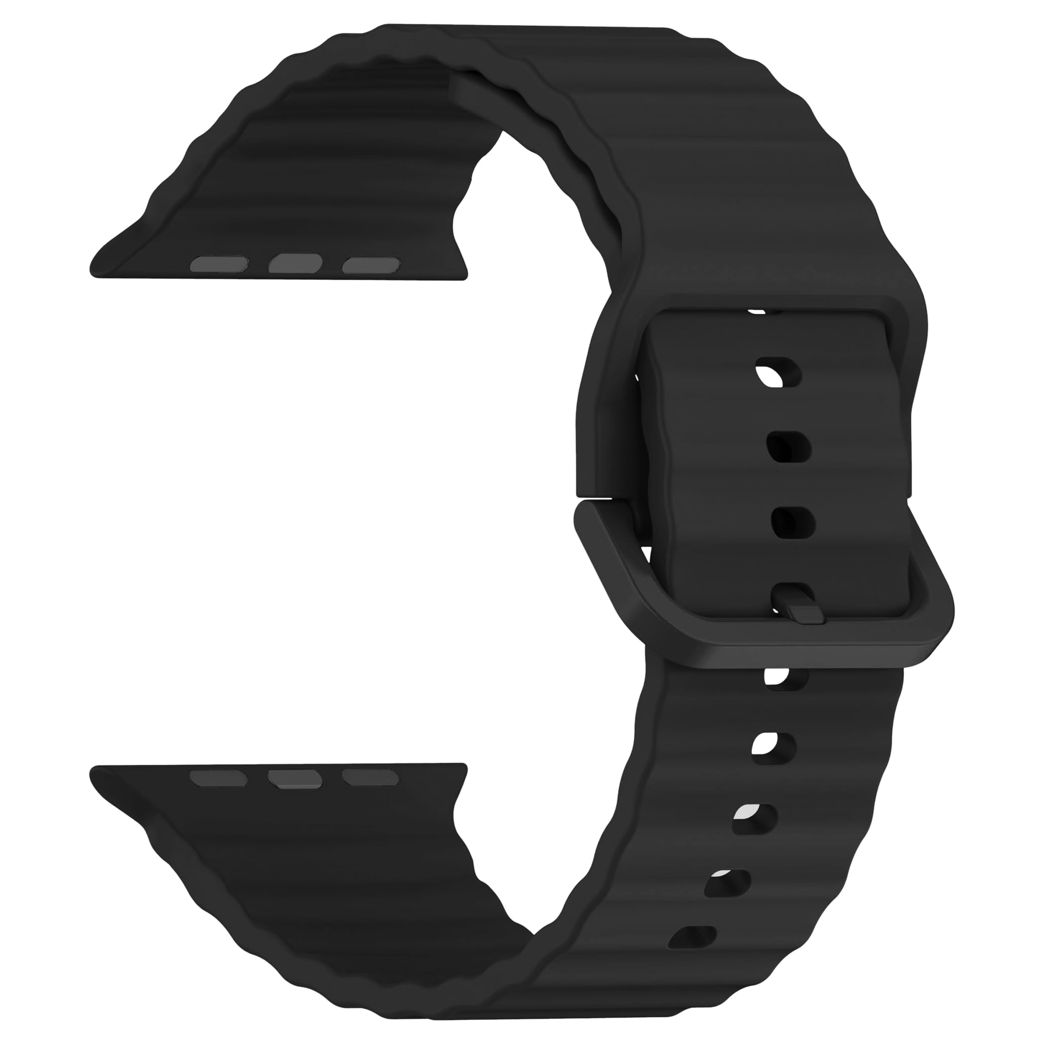 ACM Watch Strap 42mm 44mm 45mm 46mm 49mm Slide Silicone Classy Belt compatible with Fire-Boltt Axiom Bsw259 Smartwatch Belt Luxury Band-image-27