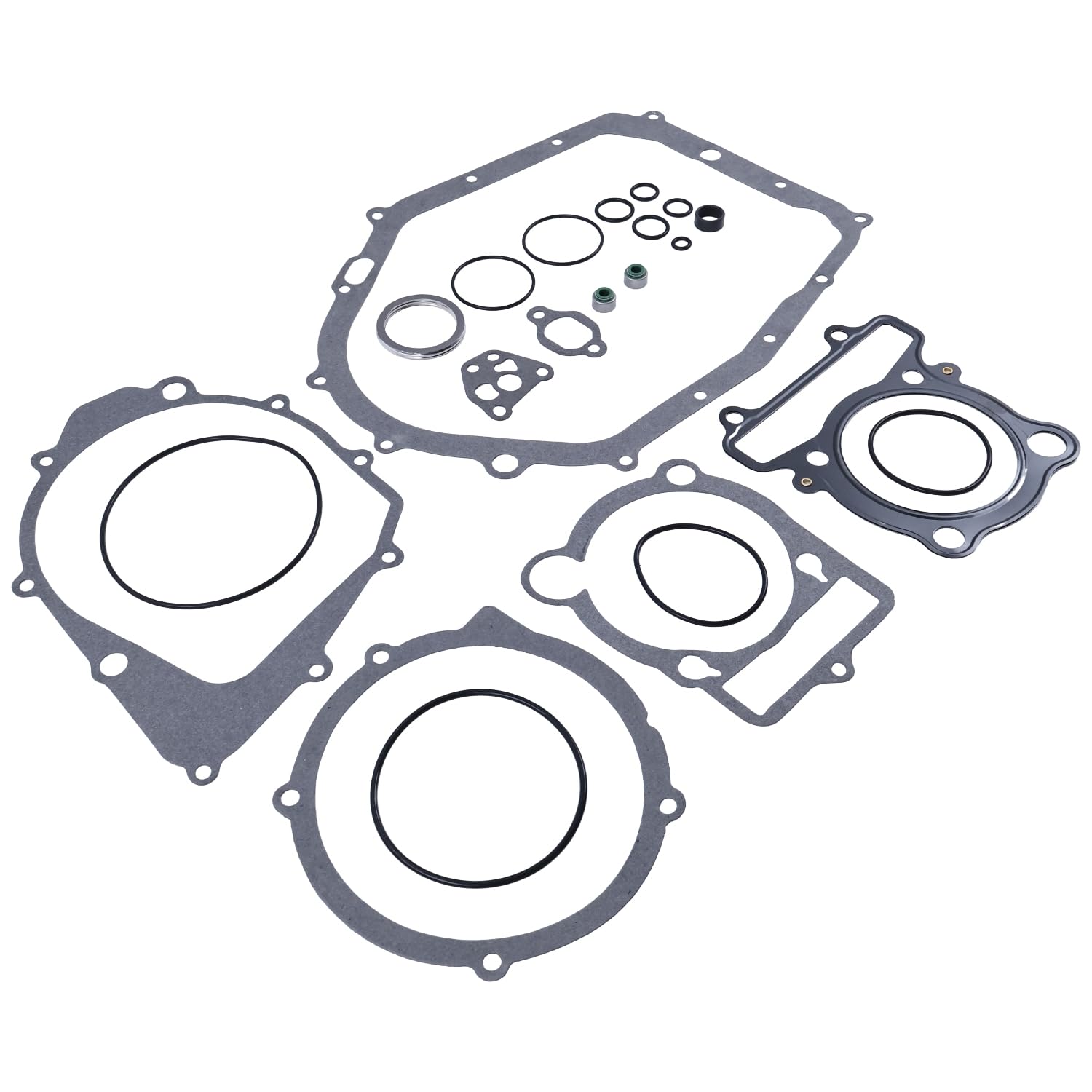 Complete Gaskets Kit Set of Top Bottom End Compatible with Yamaha Warrior 350 1987-2004, Raptor 350 2005-2013
