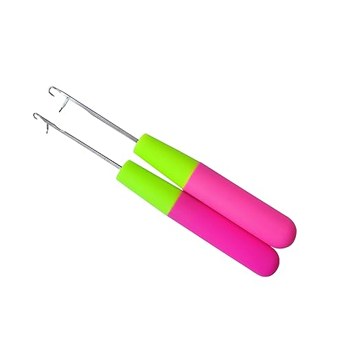 Miniatura 5 de Juego de agujas de ganchillo de 5 tamaños diferentes para trenzar el cabello, fabricación de bufandas y alfombras y manualidades