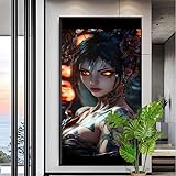 数字油絵 セクシー 数字キット塗り絵 手塗り 人気 DIY絵 デジタル油絵 による絵画 数字キットでペイント Paint By Numbers 美しさ 水彩画 数字塗り絵 大人用 初心者 子供のためのギフト おしゃれ 壁飾り ホーム オフィス装飾（45x90cm,フレームなし） XYY-1915