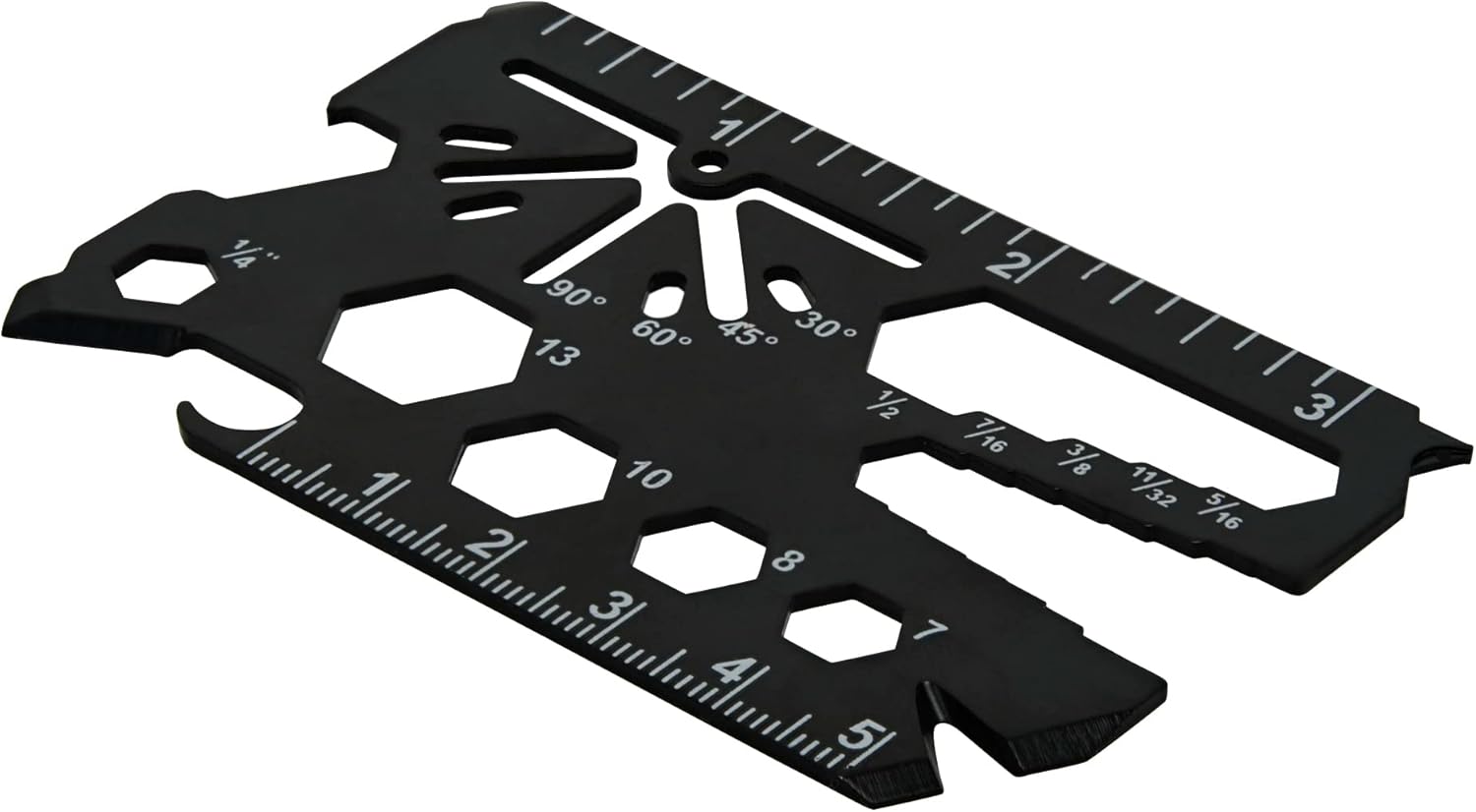 Hillman Stainless Steel – 16 in 1 Credit Card Multitool. Slim, Minimalist Survival Card Wallet Tool Card. TSA Approved Multitool Card Pocket Tool. (Black) Hillman Stainless Steel – 16 in 1 Credit Card Multitool. Slim, Minimalist Survival Card Wallet Tool Card. TSA Approved Multitool Card Pocket Tool. (Black)