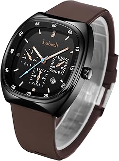 Watch, Women's Watch, Stylish and Versatile Easy-to-Read Women's Wristwatch with Silicone Strap Quartz Watch