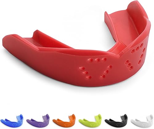 Miniatura 8 de SISU Protector bucal 3D, preformado, protección de fácil ajuste para lacrosse, fútbol, hockey, deportes de equipo, remodelable hasta 20 veces,