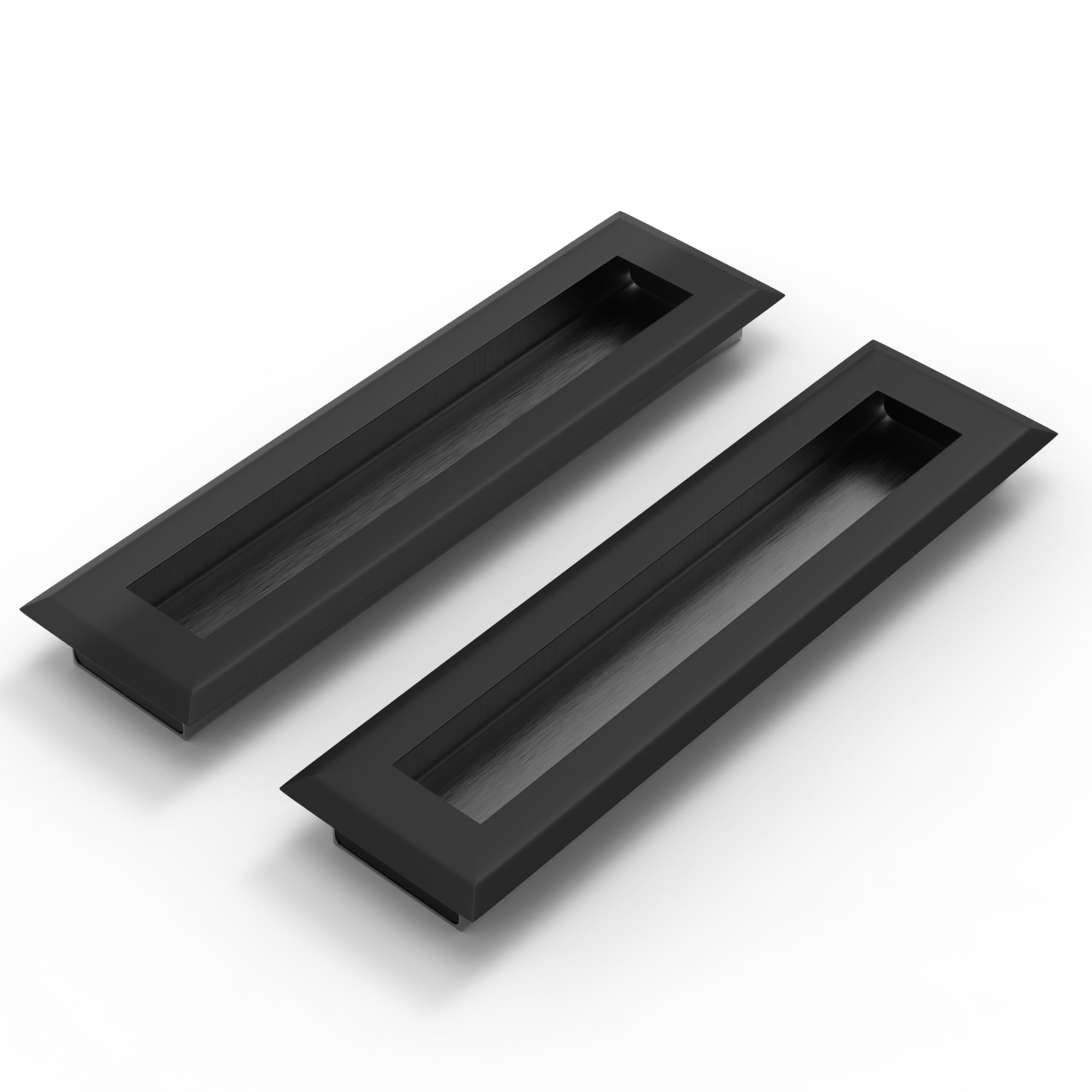 Plantex Sliding Door Handle/Concealed Handle for Sliding Door/160mm Concealed Handle for Wardrobe/Kitchen Cabinet - Pack of 2 (Black)-image-20