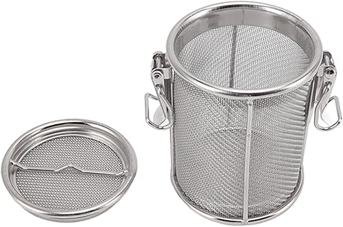 Miniatura 8 de Infusor de bola de té de acero inoxidable, filtro de especias para sopa y condimentos, cesta de té de hojas sueltas empinadas de malla con gancho de