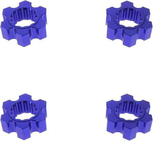 Atomik - Adaptador hexagonal de aleación - Reemplazo de coche RC para Traxxas X-Maxx - Aluminio Billet 6061 endurecido - Rendimiento ligero y