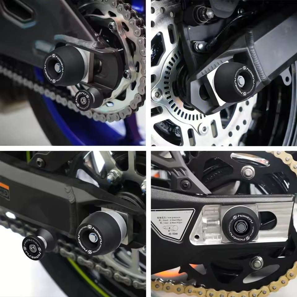 Rear Axle Spindle Bobbins Spools Slider Stand for Yamaha MT07 FZ07 XSR700 Tracer 700 R7 2013-2025