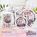 Glad for Kids Disney Princess Disposable Paper Bowls, Floral Frames - Heavy Duty, Soak-Proof, Microwavable Kid-Friendly Snack Bowls for Everyday Use, 12 Ounce, 40 Count
