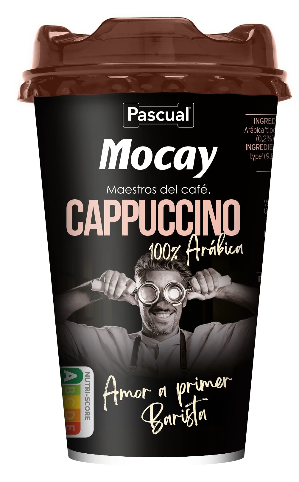 Mocay – Café Frío Listo para Tomar - Pack de Vasos de Café Cappuccino Listo para Beber – 10 Vasos x 200 ml