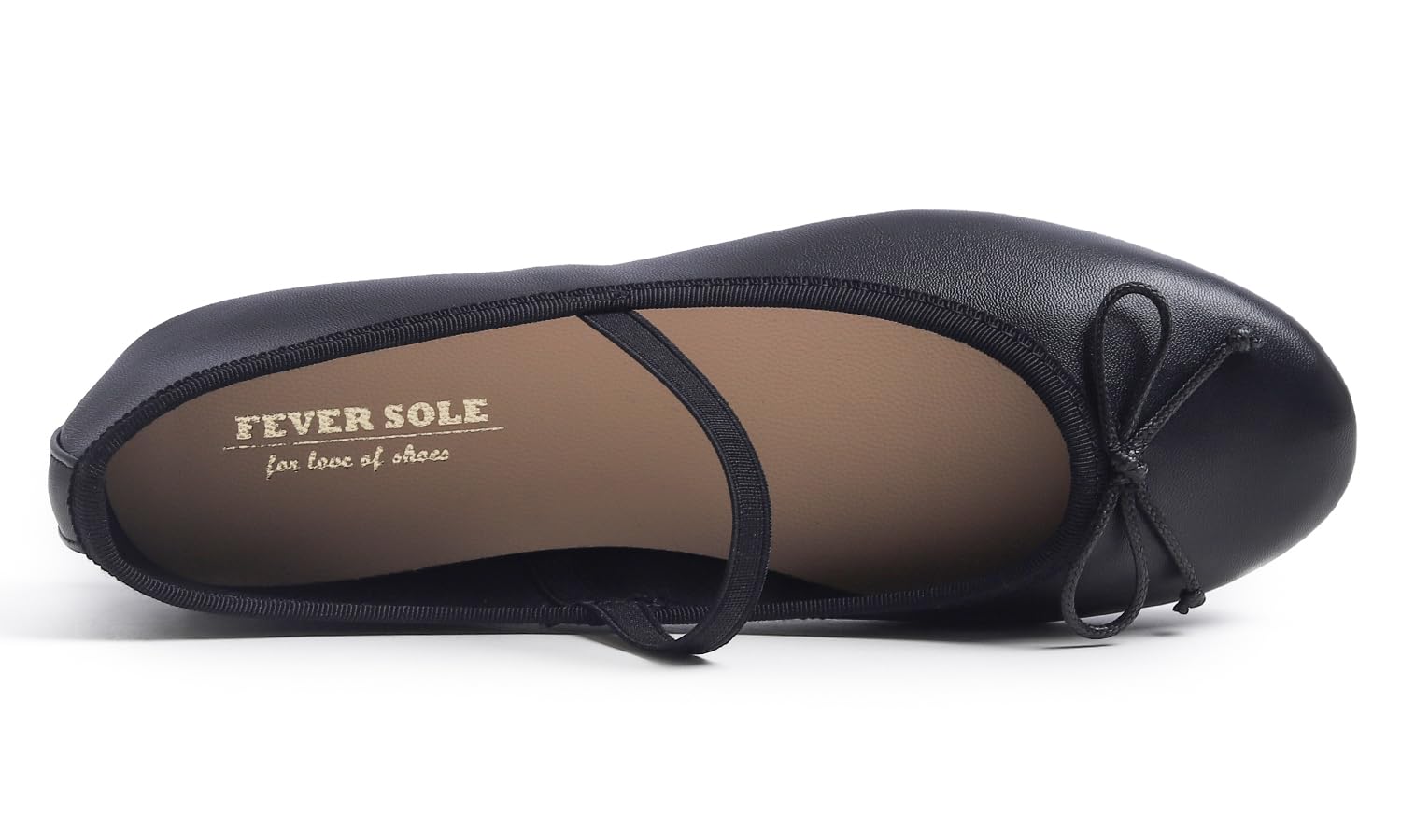 Feversole Women's Soft Cushion Comfort Mary Jane,Ballerine à Bout Rond pour Femme