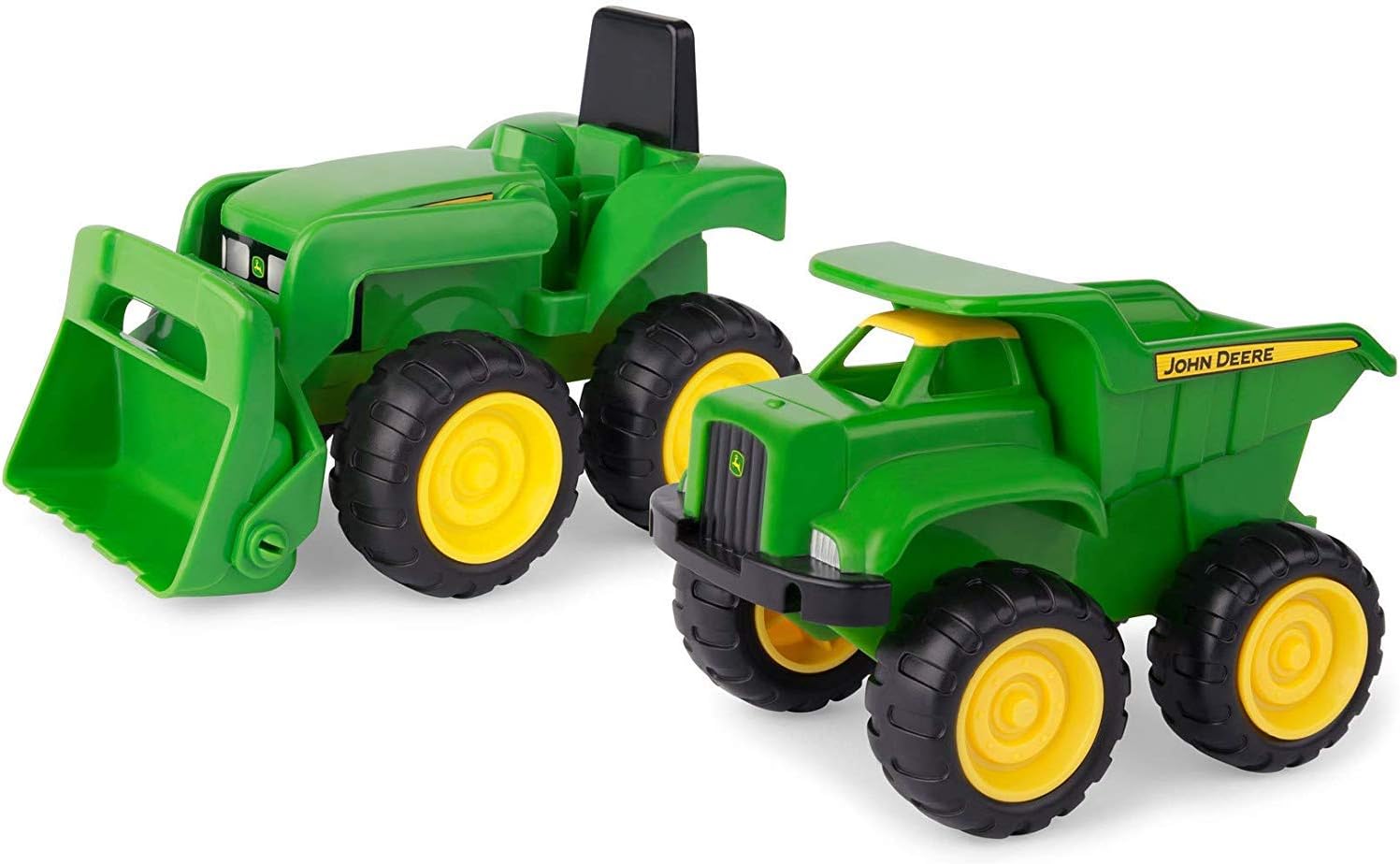 John Deere Kids 736 42952 EA John Deere Mini Sandbox Tractor and Dump Truck Set, Multicoloured