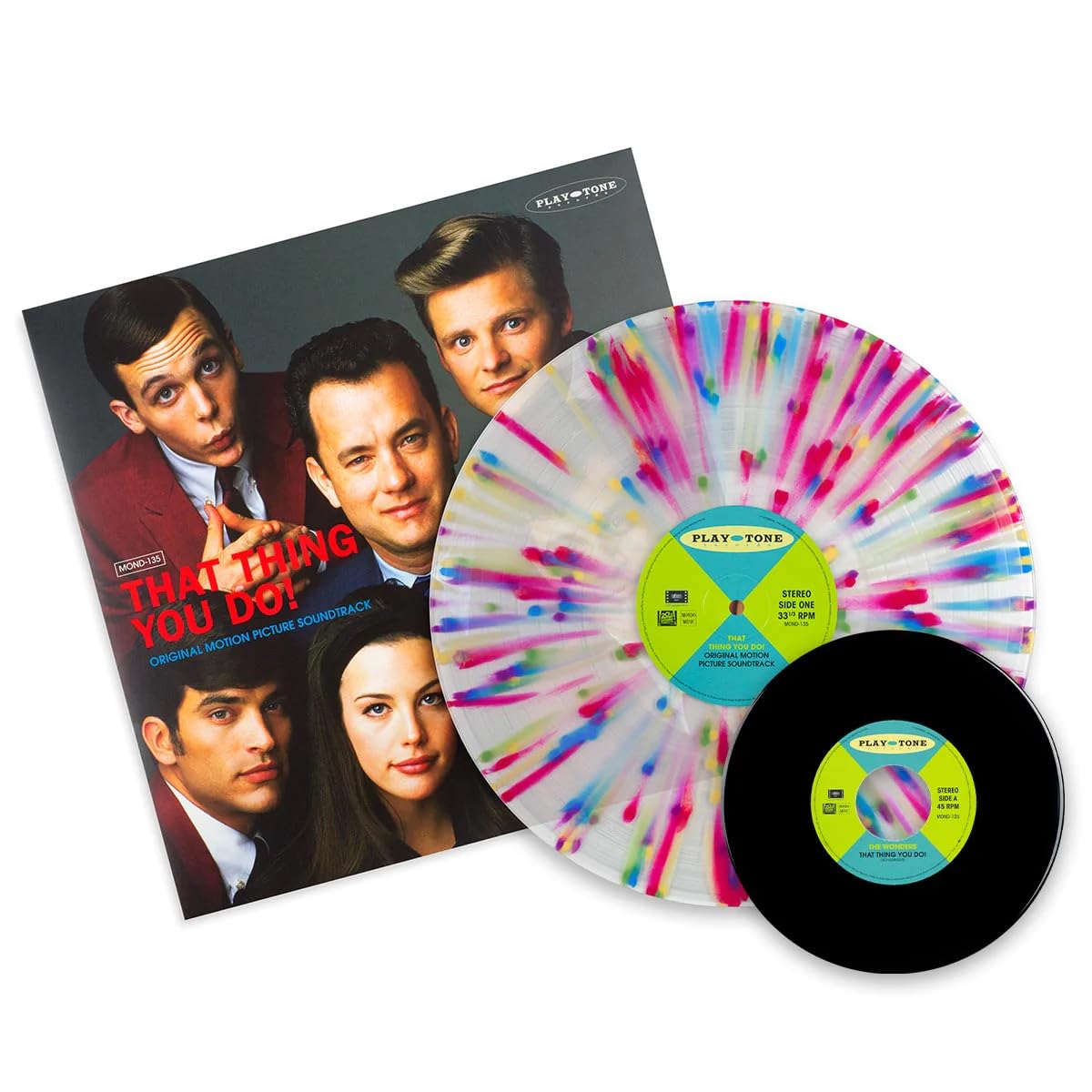 That Thing You Do! (Original Motion Picture Soundtrack) (Limited Edition Clear w/ Red, Blue & Yellow Splatter Colored Vinyl LP + 7" Single)