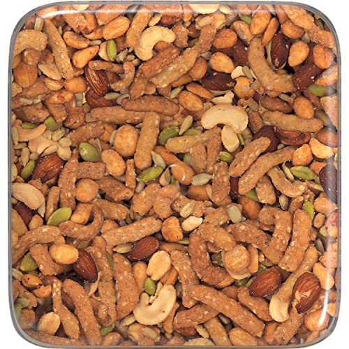 Image of Southern Style Nuts Honey Roasted Hunter Bulk Trail Mix,23 oz,Honey Roasted Sesame Sticks & Peanuts,Sunflower Kernels,Almonds,Cashews & Pepitas,Mixed Nuts,Snacks for Adults-& Kids,(Pack of 2)