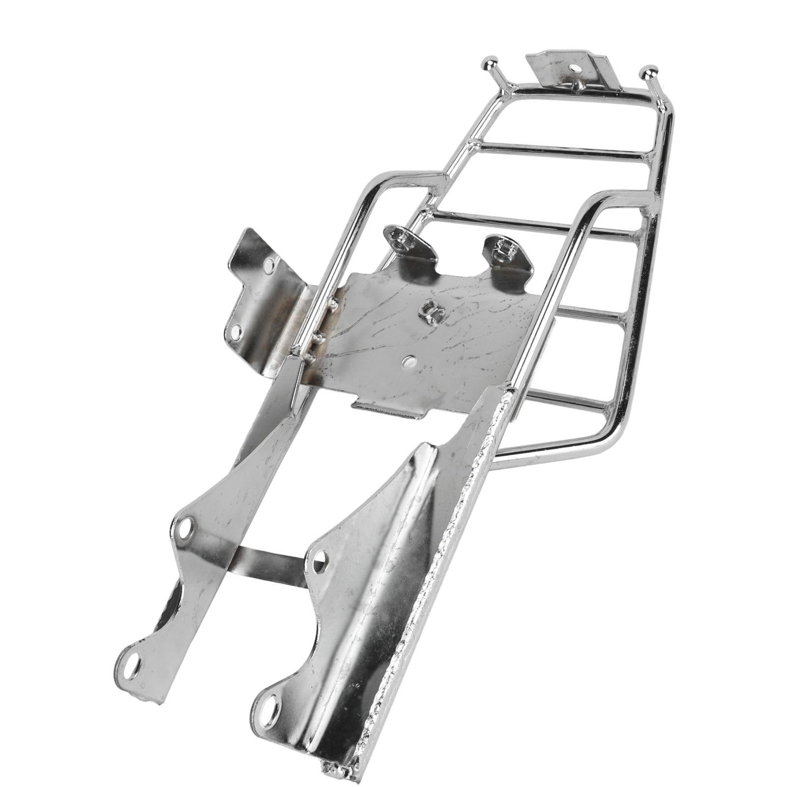 Motorrad Gepäckträger Hinten, Eisen Chrom Trägerstütze für Monkey