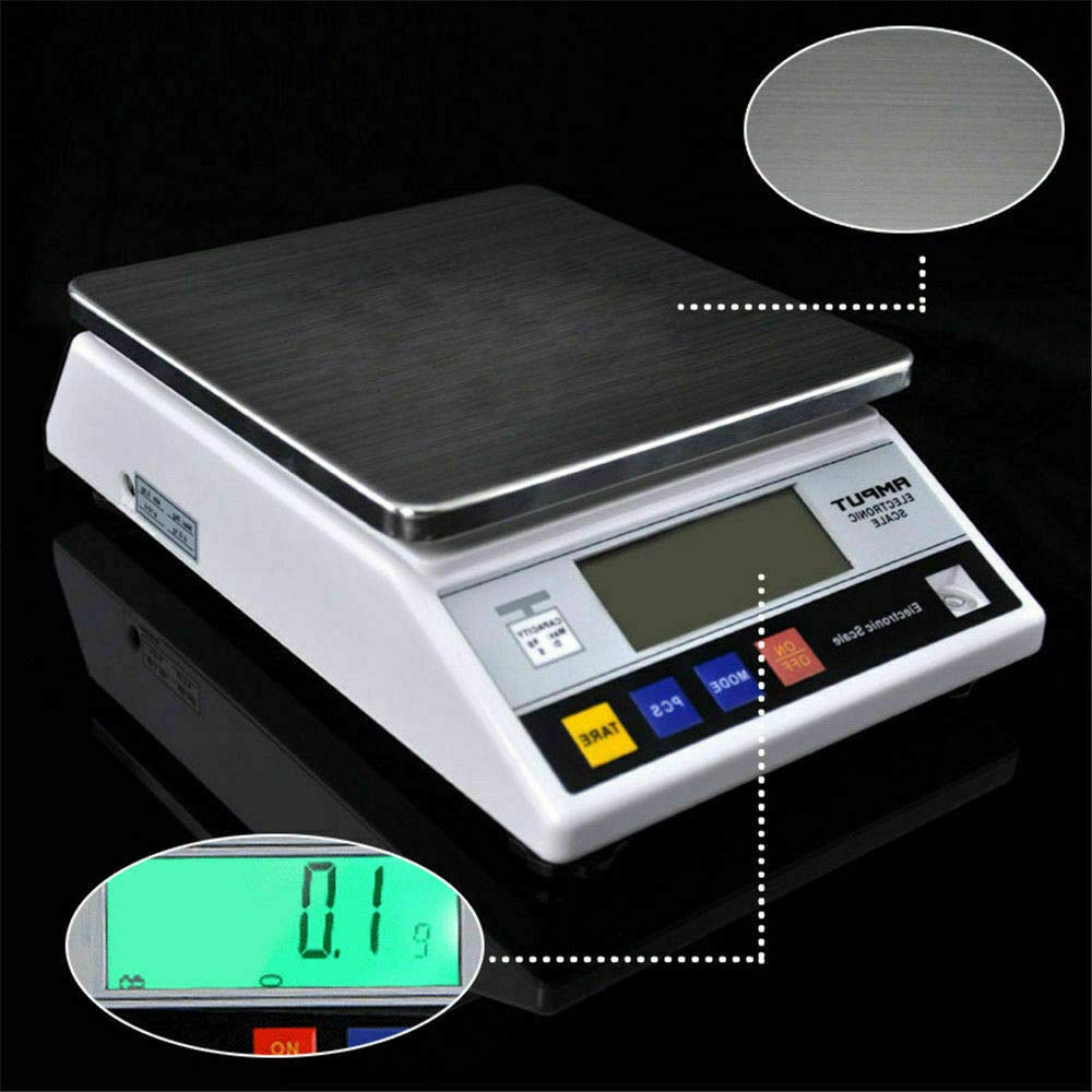 Balance de comptage numérique de haute précision, balance de balance de laboratoire de cuisine de bijoux numériques avec fonction de conversion, comptage et TARE