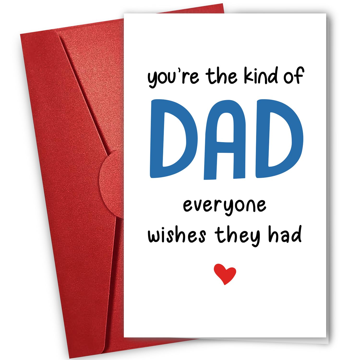 NewEleven Birthday Card For Dad - Gift Card, Heartfelt Present For Dads, Bonus Dads, Father In Law - Dad Birthday Gift From Daughter, Son, Kid, Wife -