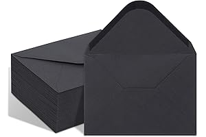 Black 4x6 Envelopes (100 Pack): The Ultimate Envelope for Special Occasions
