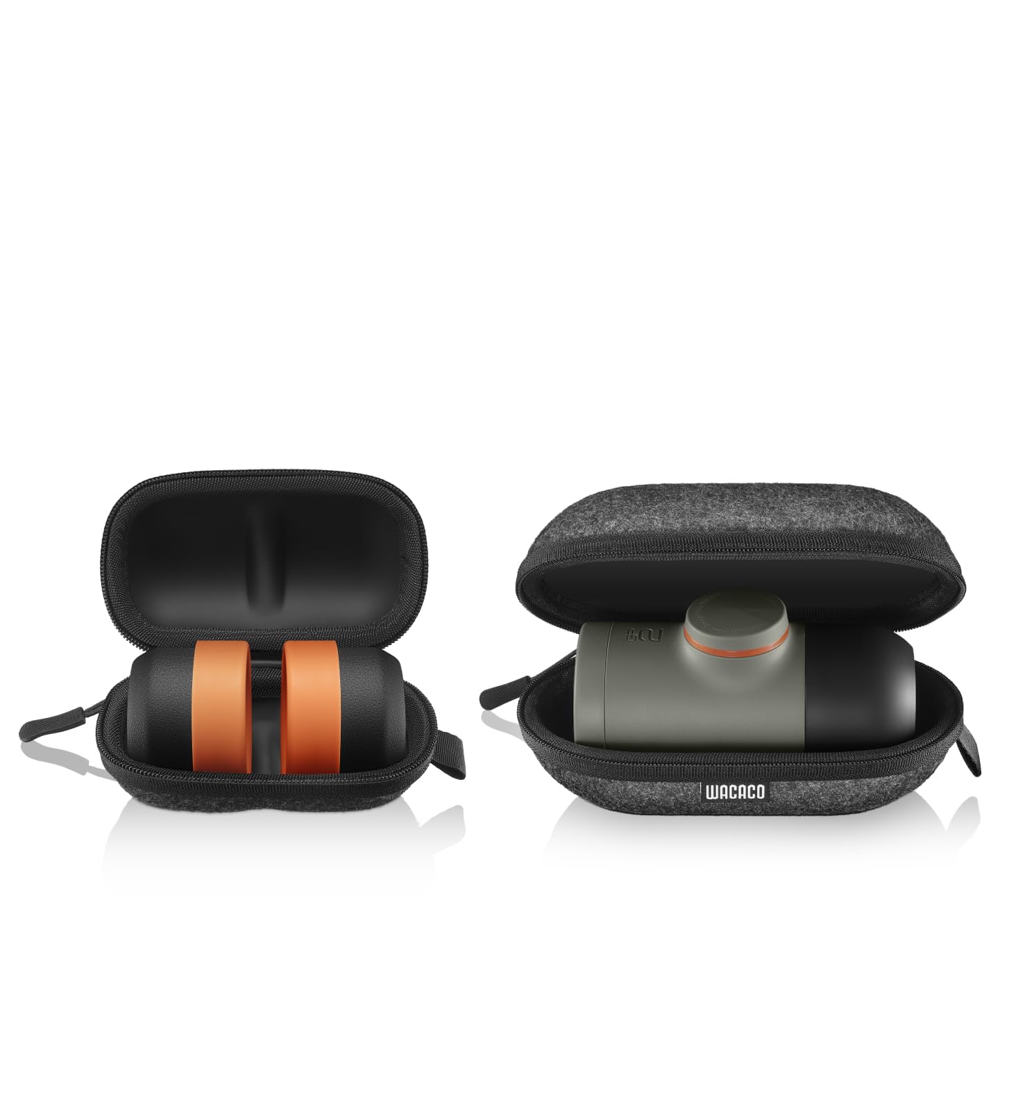 WACACO Minipresso GR2, cafetera espresso portátil para café molido, con estuche protector y juego de filtros, de funcionamiento manual, ideal para la oficina, los viajes y el camping