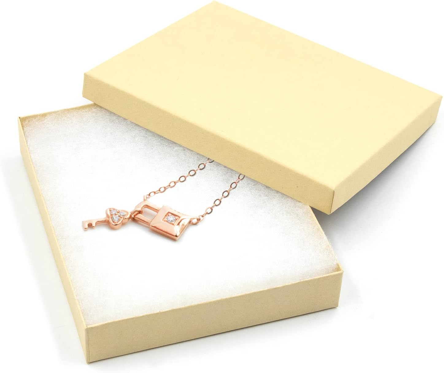 Cardboard Jewelry Brown Gift Boxes 10 Pack6x5×1 inches,...