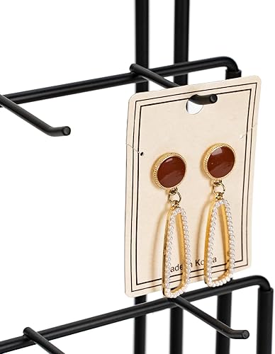 Miniatura 5 de DGWJSU Soporte de exhibición de aretes para vender, soporte de exhibición de aretes, exhibición de joyas para vender tarjetas de aretes, pulseras,