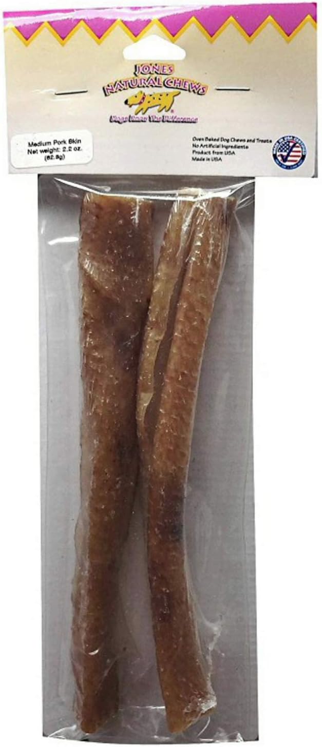 Jones Natural Chews K9 Bacon Roll 5in 2 pack Shrinkwrap