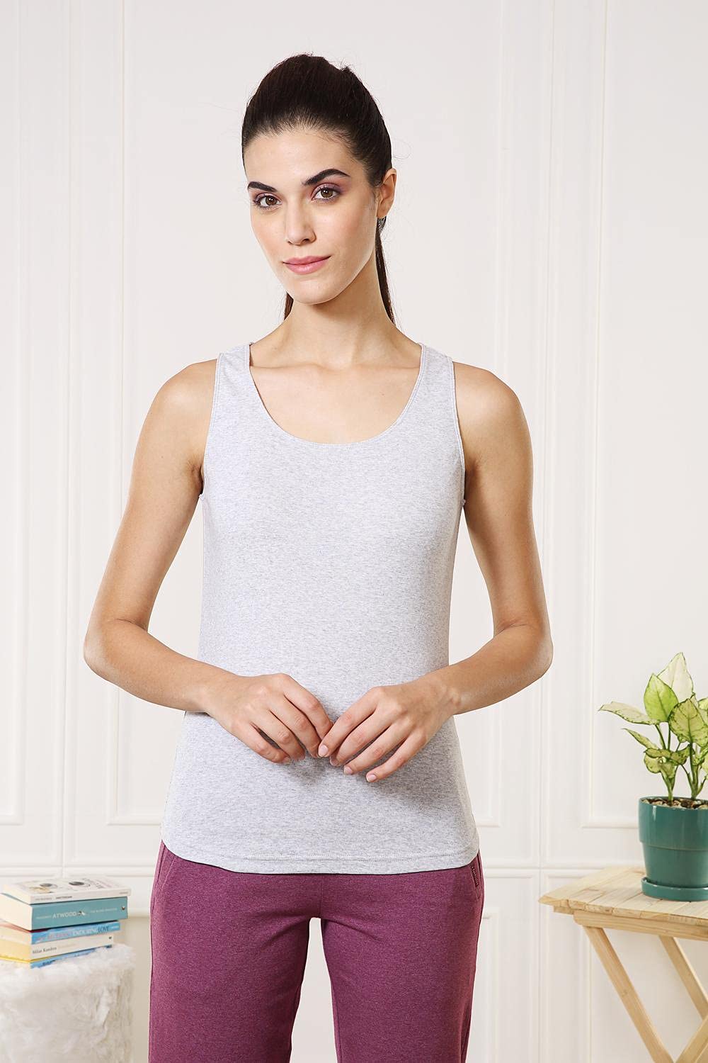 Van Heusen Women’s 100% Cotton Tank Top | Super Combed Cotton | Breathable Fabric | Anti-Bacterial Tech | Color Fresh Technology | Keeps You Fresh | Sweat Absorbent | Everyday Comfort | Style 11201 | Available in Pack of 1 & 2-picture-28