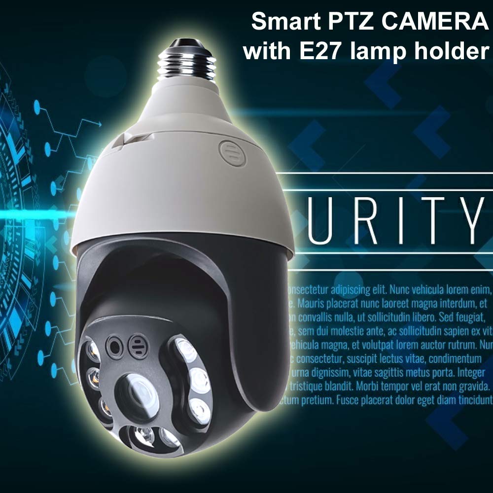Telecamera IP Wifi esterna | 1080P HD | Pan/Tilt/Zoom | Sistema di sorveglianza di sicurezza | Visione notturna | Rilevamento del movimento | Due vie conversazioni | Vista remota e Contral