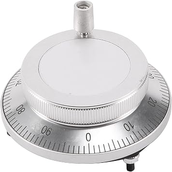 Pulsar Handwheel 5V 4 Pin Pulse Manual Pulse Generator Hand Wheel Machine Rotary Encoder 80mm 5V-4Pin-100PPR