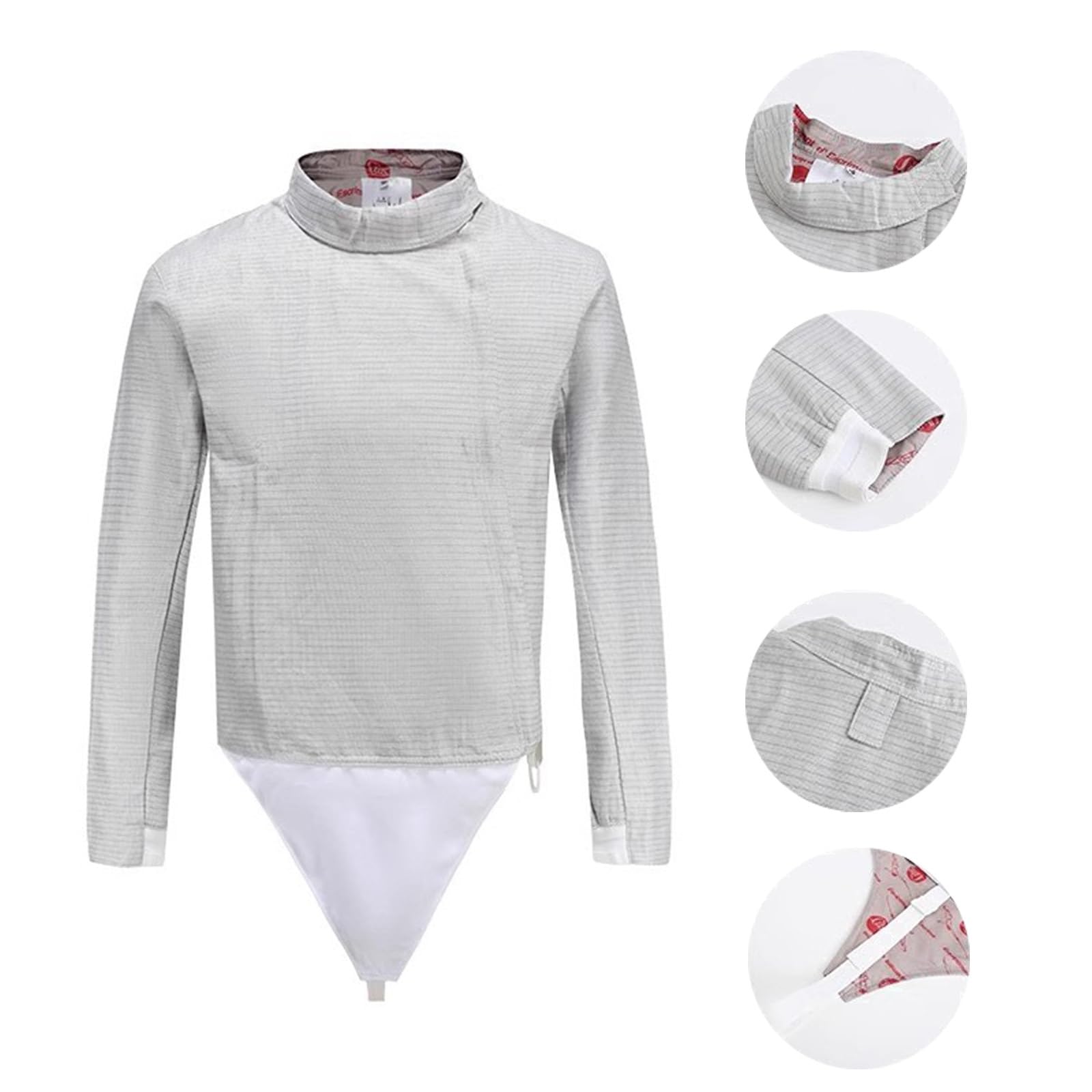 Sabre Électrique Lamé D'escrime, Équipement D'escrime pour Hommes et Femmes, Veste Métallique D'escrime Électrique Non Lavable, Lame D'escrime(46#)