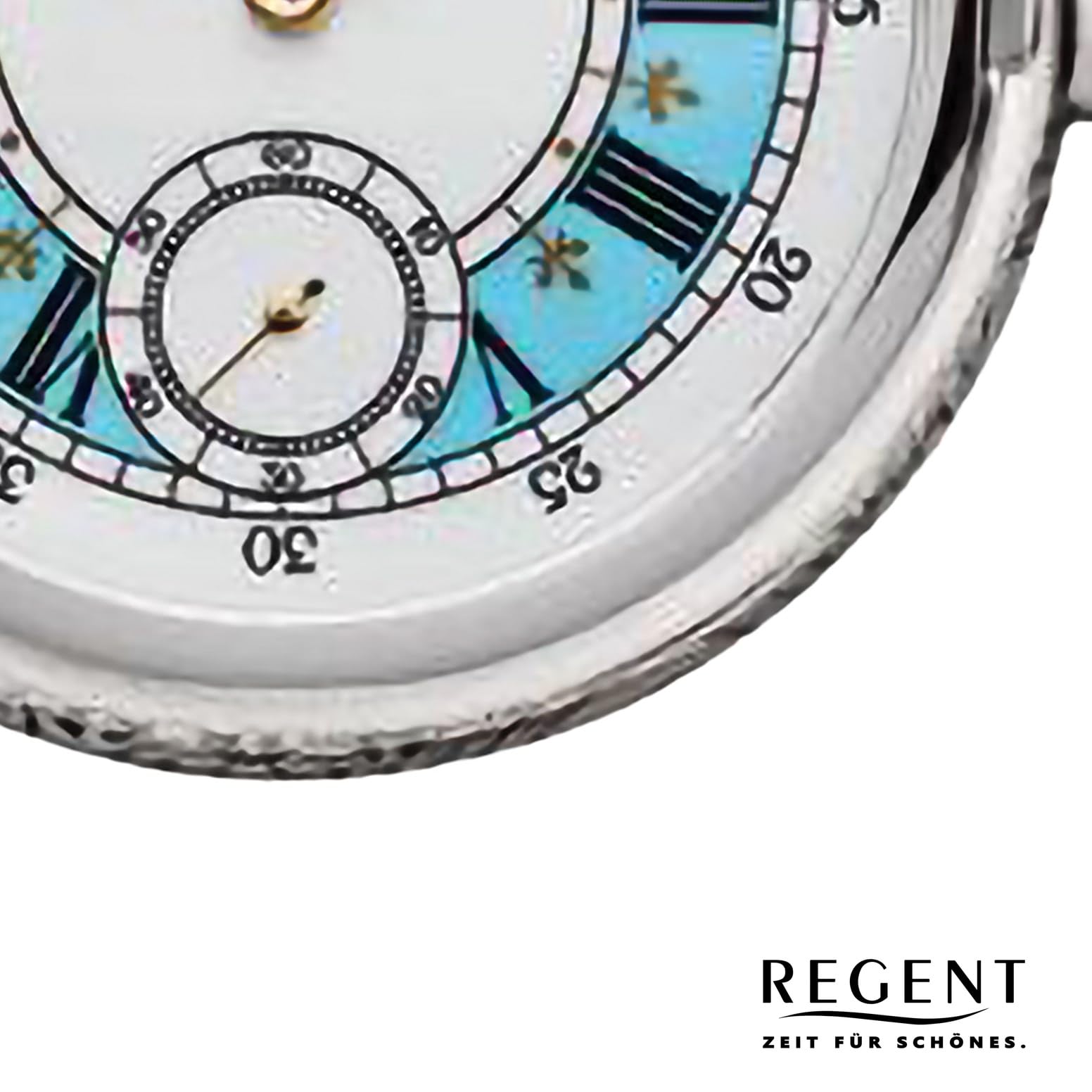 Regent Herren Taschenuhr Antik Savonnette 49 MM Mechanischer Handaufzug Arabische Zahlen P-724