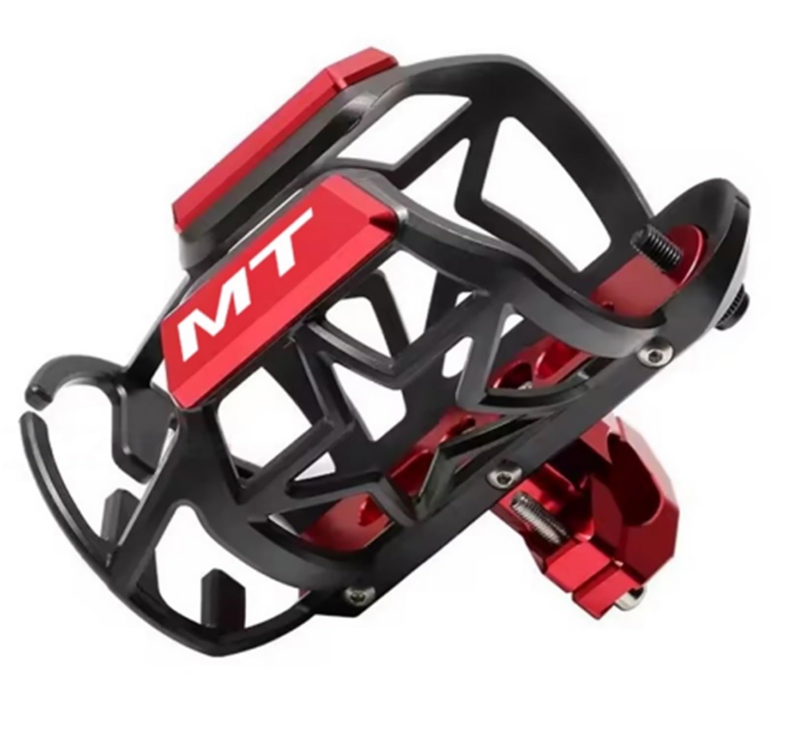 Accessoires pour Motos Porte-Bouteille d'eau Et De Boisson pour Moto, Porte-gobelet pour Y-AMAHA MT-10 MT-09 MT-07 MT-03 MT-125 MT10 MT09 MT07(Rosso)