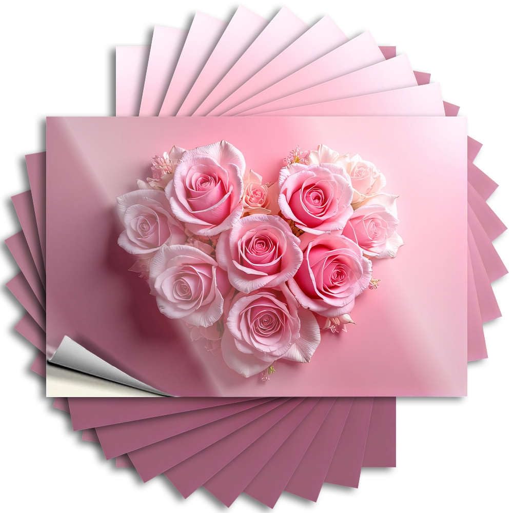 A Bouquet of Pink Roses On A Pink Background Funky Saying | Goods Waterproof Vinyl Hat Gamer Removable Decal Peel Stick(8X12CM)