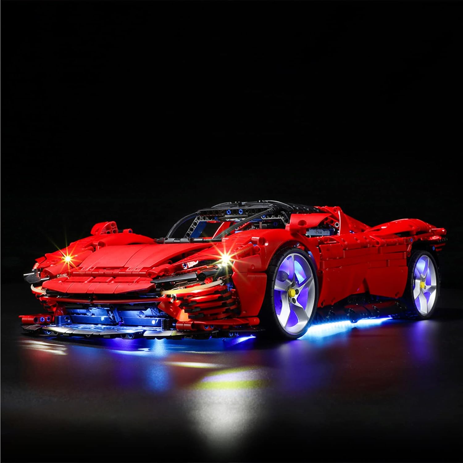 GEAMENT LED Light Kit Compatible with Lego Ferrari Daytona SP3