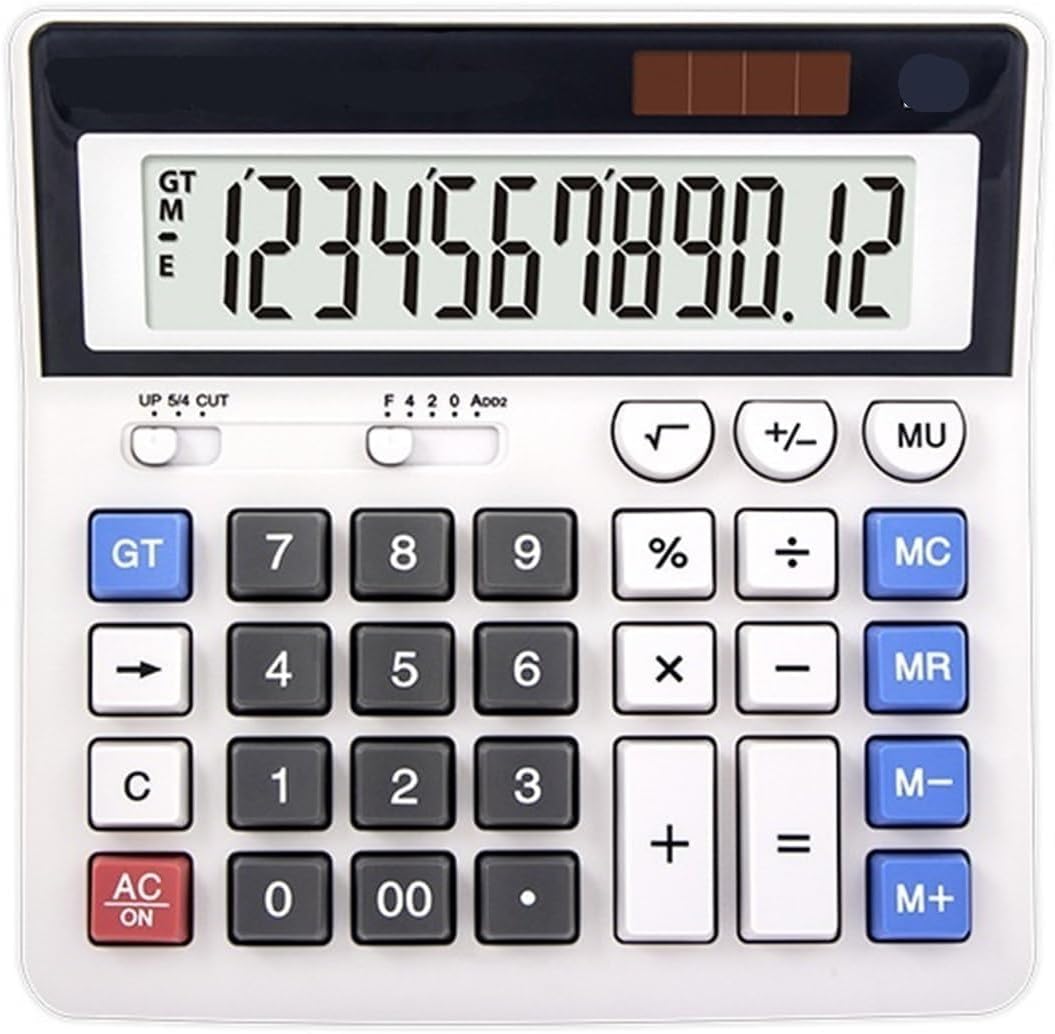 Calculadora científicaCalculadoras Calculadora de Escritorio, Calculadora de Oficina financiera de Doble Potencia con Pantalla de Escritorio