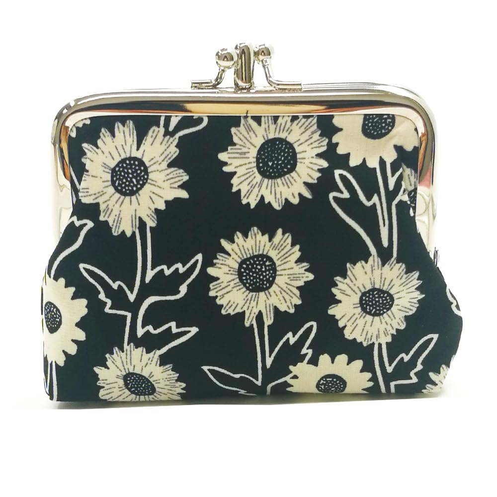 Cute Floral Buckle Coin Purses Vintage Pouch Kiss-lock Change Purse Wallets…