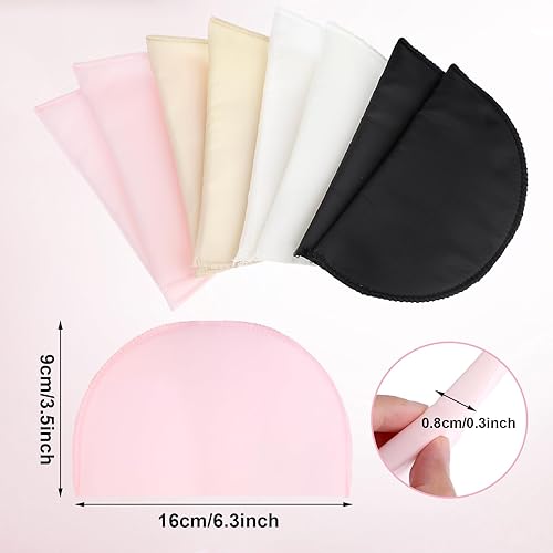 Miniatura 2 de 4 pares de hombreras, grosor de 0.3 in de grosor, realzador de hombros de costura fina para mujeres y hombres, blazer de hombro alto y bajo con