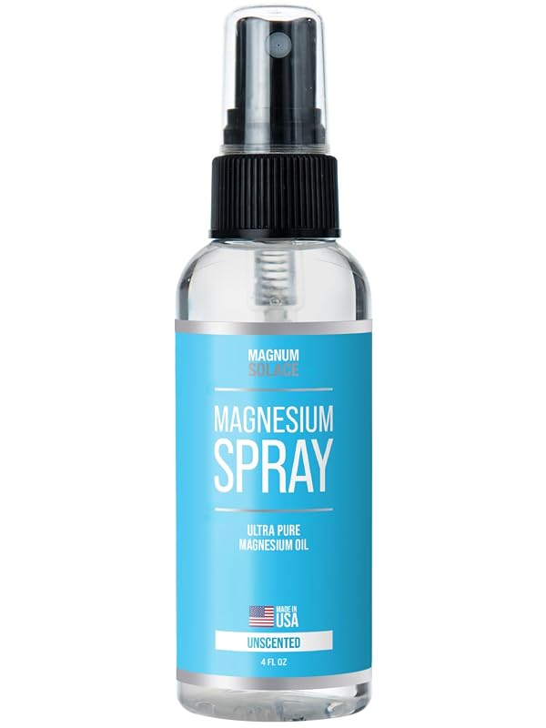 Magnum Solace Spray de Magnésio com Cloreto de Magnésio 220 mg por 10 sprays, 60 mL