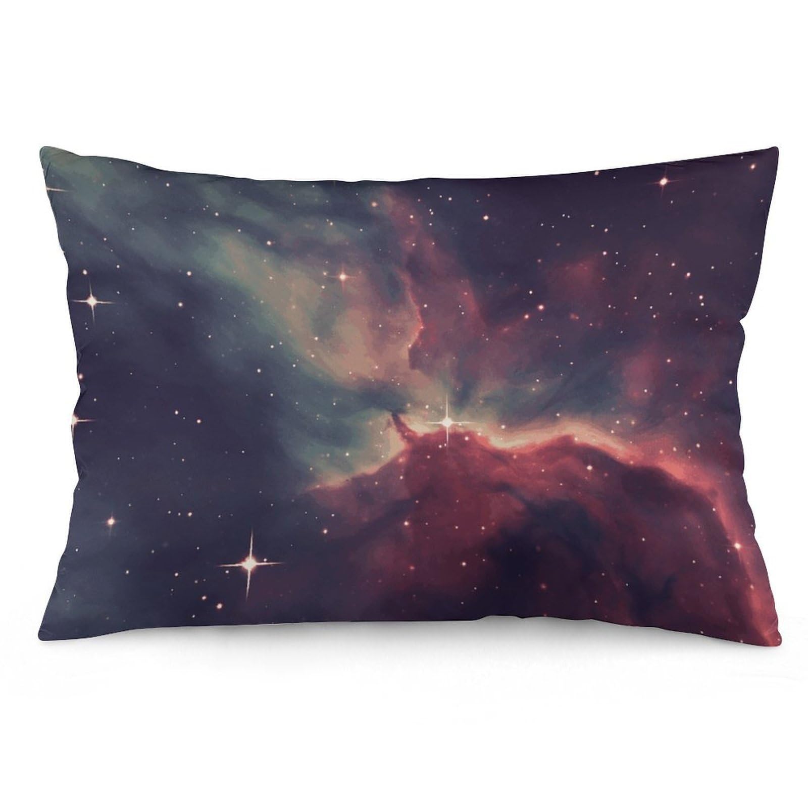 2 Pack Pillow Cases for Hair and Skin, Soft Breathable Pillow Case Covers with Hidden Zipper, Star Field in Deep Space Pillowcase 20"x30" Pillow Covers for Sleeping Gift