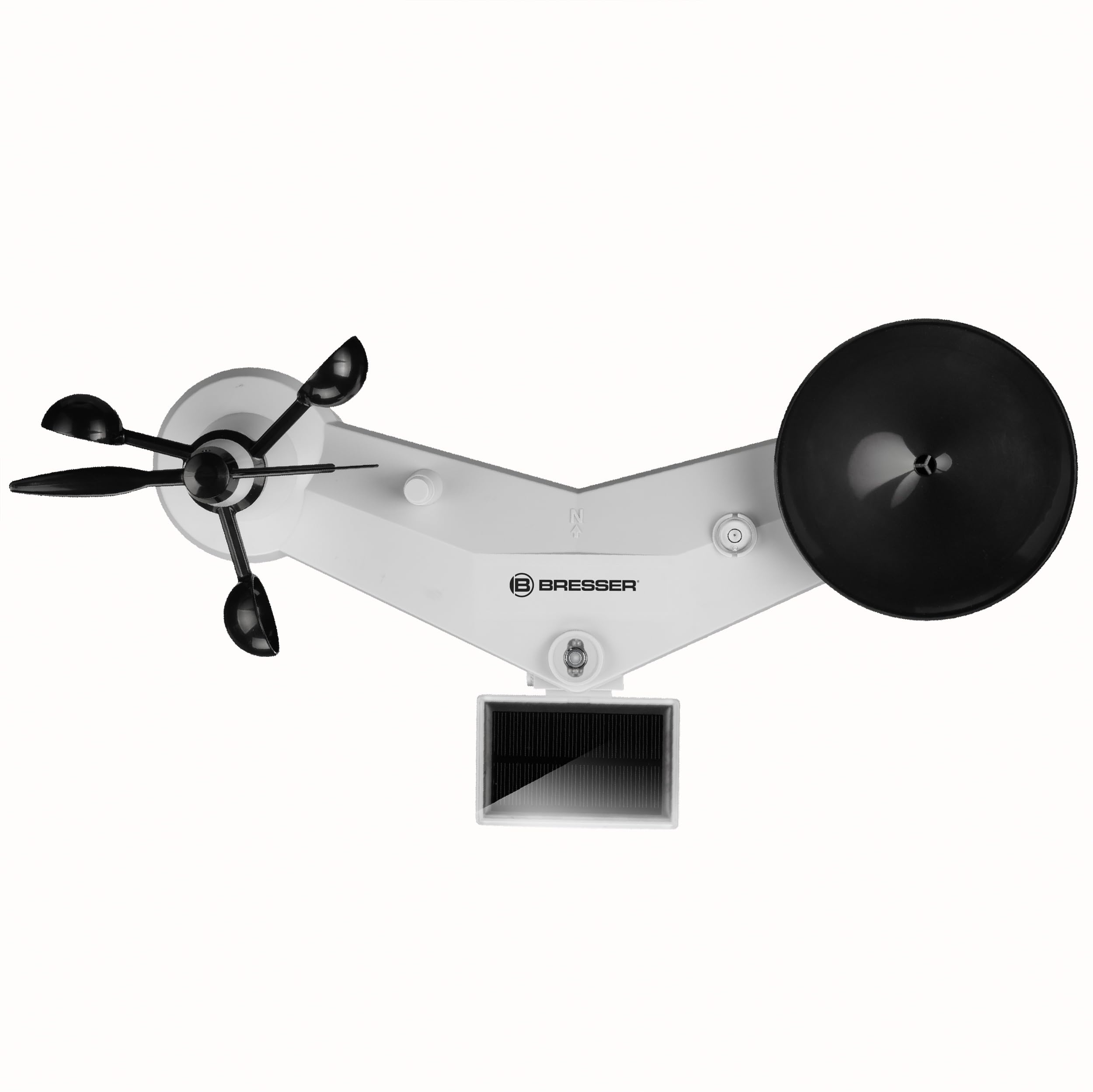 Bresser Stazione meteo WiFi professionale 7 in 1: numerose funzioni di misurazione con 2 stazioni di base a colori e misurazione dell'intensità della luce UV | Temperatura, umidità, pluviometro, anemometro, previsioni meteo, Wifi, UV, luminosità, 2 consol