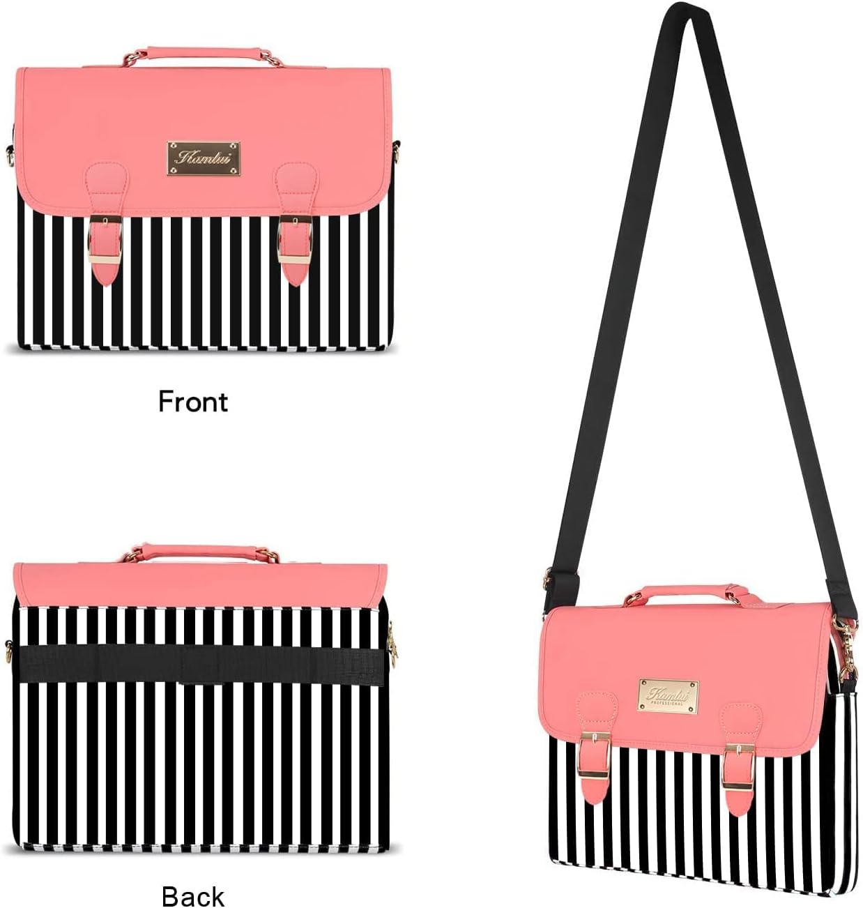 Super Brands Kamlui Laptop Bag 13.3 Inch - for Women Cute Carrying PU Leather Waterproof Computer Tote Briefcase Shoulder Messenger Laptop Sleeve Case for Macbook Pro Air HP Lenovo Dell