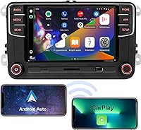 Vista 13 de SCUMAXCON 7" Android 13 Radio de coche con Carplay inalámbrico Android Auto GPS Navegación Estéreo de coche 8-CORE 2+32G Pantalla táctil IPS WiFi BT