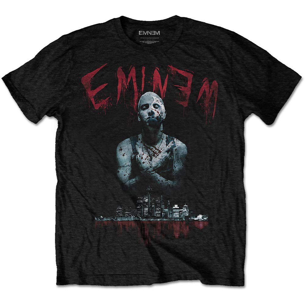 Eminem Slim Shady Bloody Horror Official Tee T-Shirt Mens Unisex (Small) Black