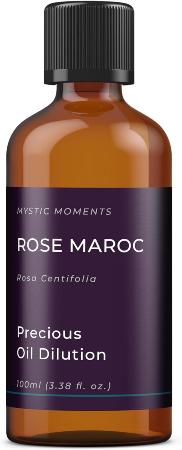Mystic Moments Rose Maroc Absolute Oil Dilution - 100ml - 3% Jojoba Blend